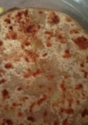 A picture of Aloo paratha.