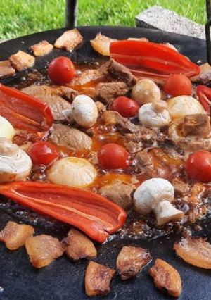 Tárcsán sült sertéstarja recept fotója