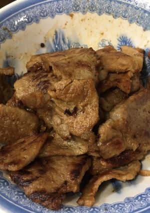 煎味噌肉片 的食譜成品照片
