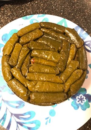صورة لوصفة ورق عنب محشي (ساخن)