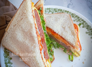 Gambar Sandwich Daging Burger Special