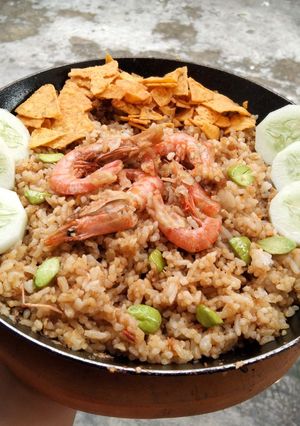 Foto resep Nasi goreng udang Pete
