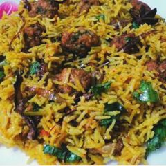 A picture of Awadhi Moti Biryani.