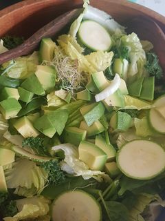 Una foto de Ensalada el verde es vida