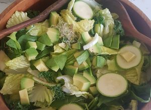 Una foto de Ensalada el verde es vida