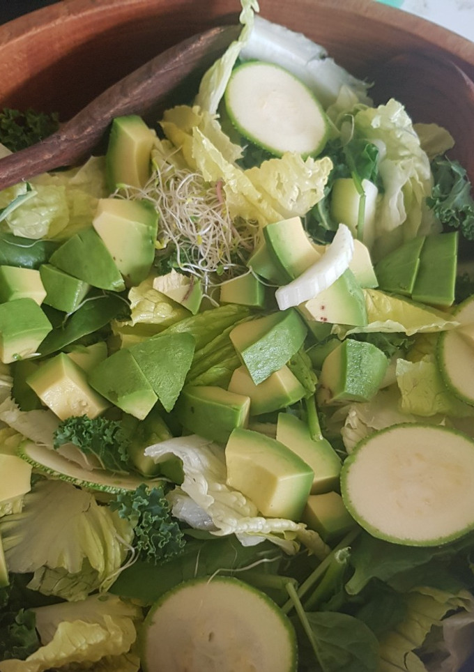 Una foto de Ensalada el verde es vida
