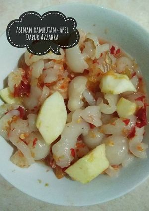 Foto resep Asinan rambutan+apel