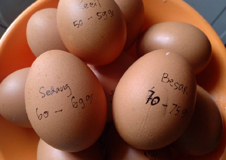 44* Tips Membedakan Telur Uk Besar, Sedang & Kecil