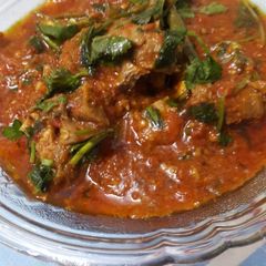A picture of Kachy masaly ka gosht.