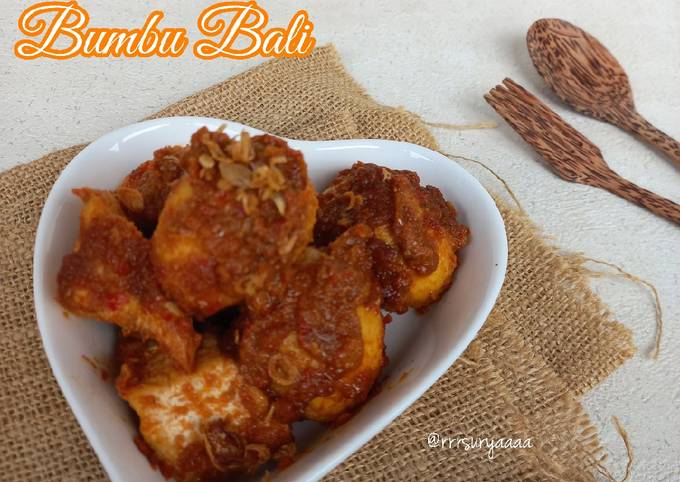 Telur Tahu Bumbu Bali