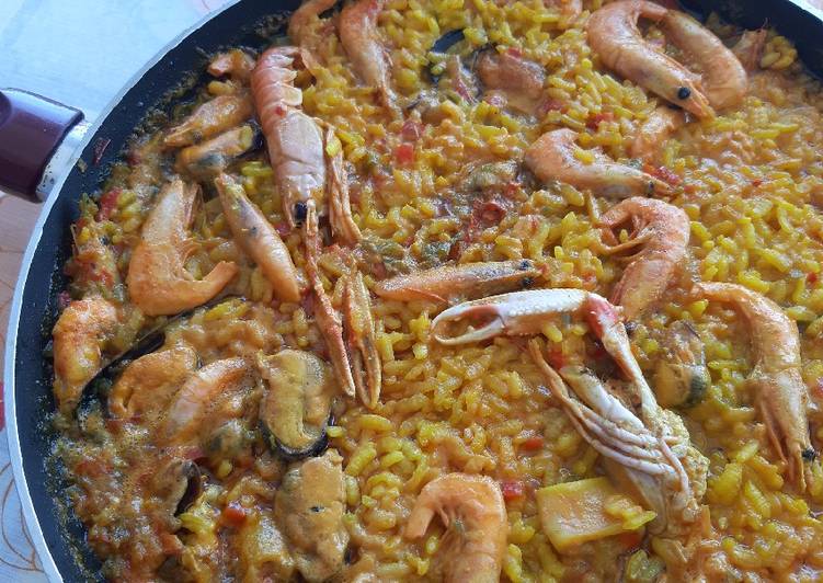 Paella de mariscos