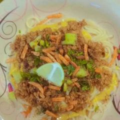 Spaghetti with spicy Ground Beef A picture of Spaghetti with spicy Ground Beef.