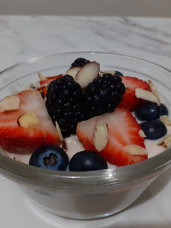 Una foto de Carlota de yogurt (postre / opción sana)