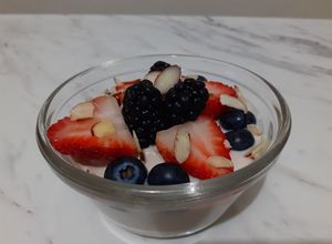 Una foto de Carlota de yogurt (postre / opción sana)