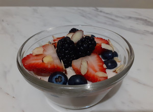 Una foto de Carlota de yogurt (postre / opción sana)