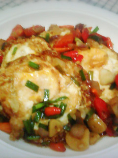 Foto resep Tumis telur ceplok