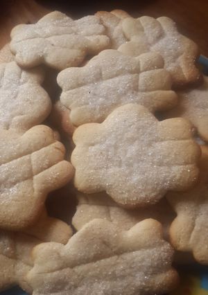 Una foto de Galletitas azucaradas de vainilla (sin manteca)🍪🍪