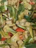 Oseng tempe daun bawang kecap