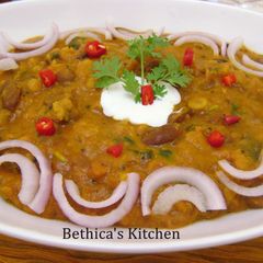 A picture of Rajma Masala - South Indian Style.