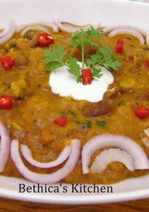 A picture of Rajma Masala - South Indian Style.