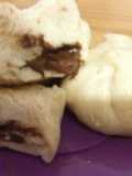 Pan al vapor relleno de chocolate