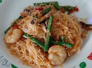 Gambar bihun goreng daging
