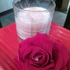 A picture of Rosy thandai.