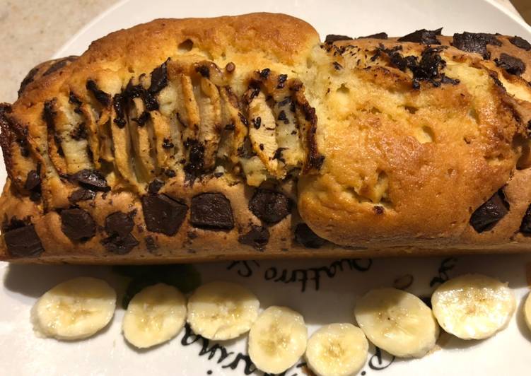 Comment Cuisiner Cake pomme/banane/chocolat