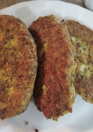 عکسی از دستور کتلت سیب زمینی شوید