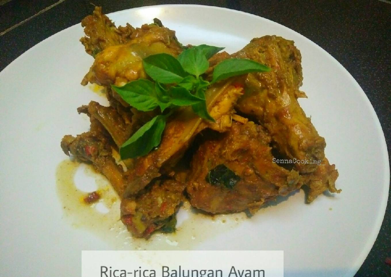 Resep Rica-rica Balungan Ayam, Sempurna