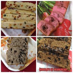 Ice cream bread A picture of Ice cream bread.