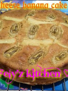 Foto resep Bolu pisang keju / Banana cheese cake