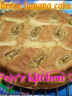 Foto resep Bolu pisang keju / Banana cheese cake