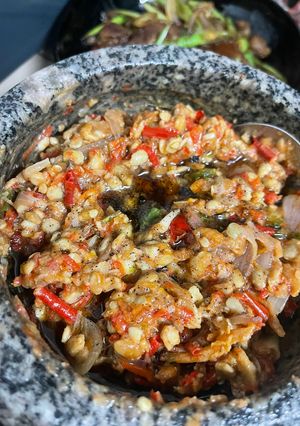 Gambar Sambal Tempe Cobek