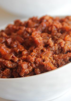 A picture of Meat pie filling.