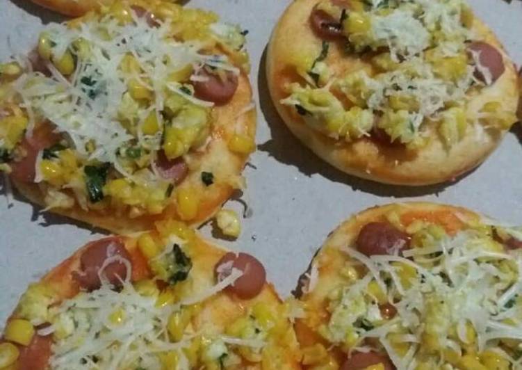 Pizza mini jagung manis