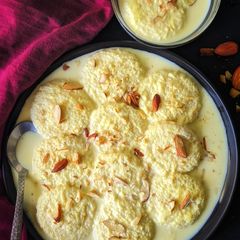 A picture of Instant Bread Rasmalai.