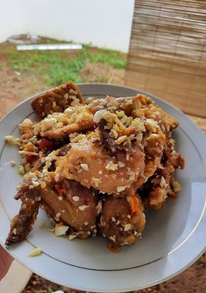 Foto resep Garlic chicken / ayam bawang putih