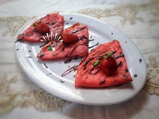 كريب الفراولة les crêpes 🍓