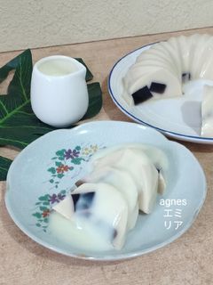 Foto resep Pudding Teh Susu Cincau