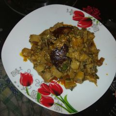 A picture of Kekefia(plantain porridge)recipe.