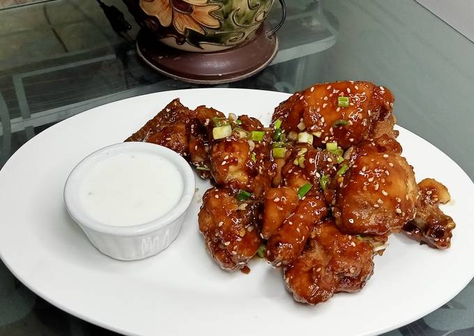 Fried Korean Chicken Recipe Recipe By Fiza Ateeq Cookpad