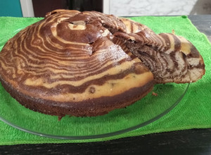 Una foto de Torta cebra