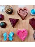 Bombones de chocolate con relleno de chapulín
