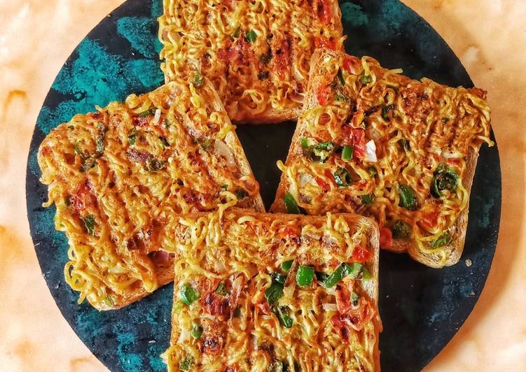 Simple Way to Prepare Homemade Grilled Maggi Egg Toast