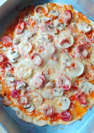 Foto resep Pizza thin Crust