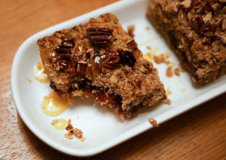 Easiest Way to Make Homemade Date & Oat Bars