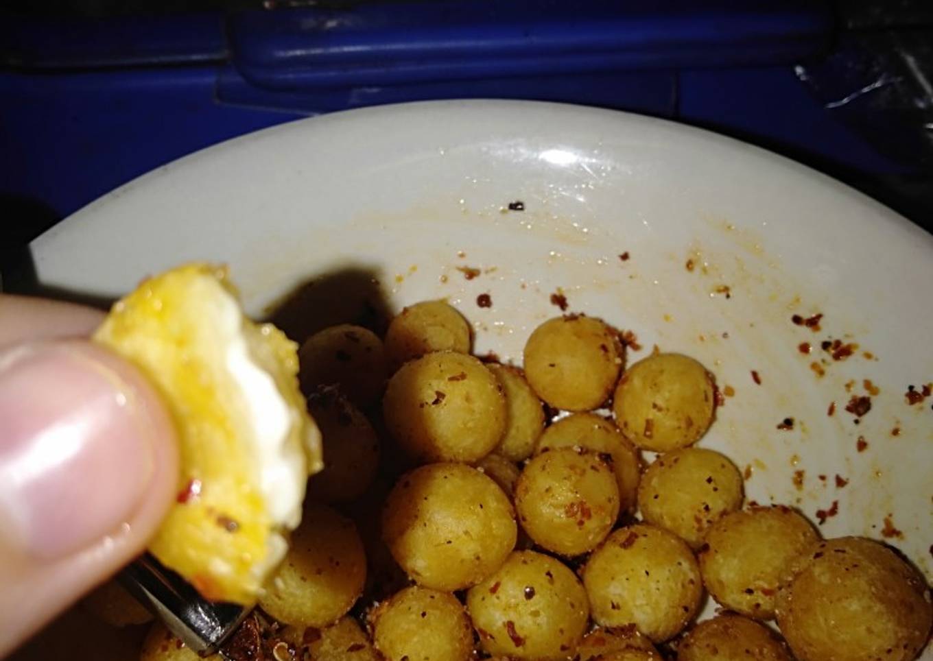 Cimol bawang isi keju