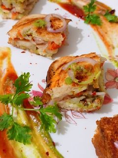 वेज सैंडविच(Veg sandwich recipe in hindi) रेसिपी मुख्य फोटो