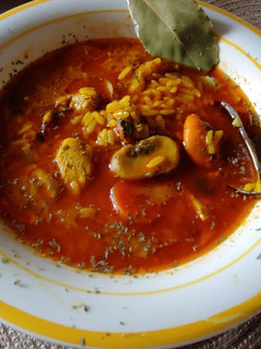 Una foto de Arroz Meloso Campero, con Mejillones